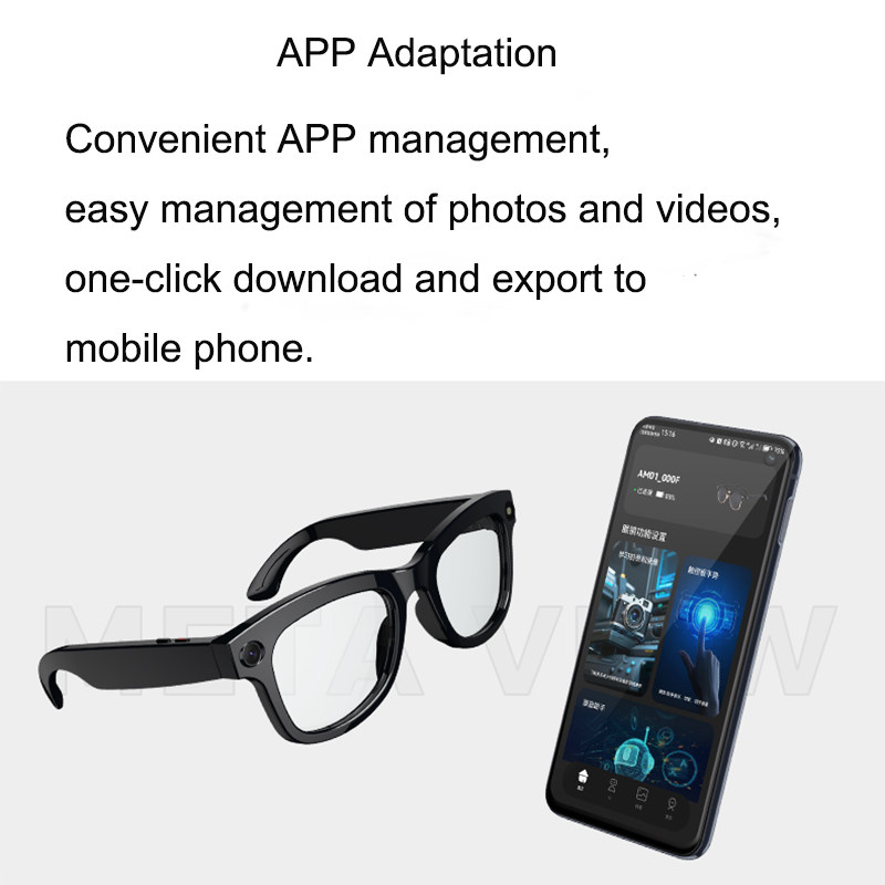 M01 Smart glasses with camera video recording real time translation